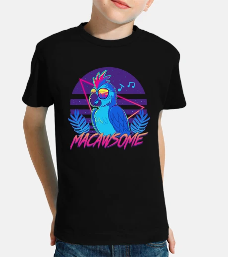 Ropa loro guacamayo macawsome - camisa para niños