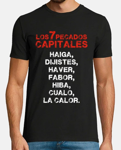 Camiseta Los 7 Pecados Capitales