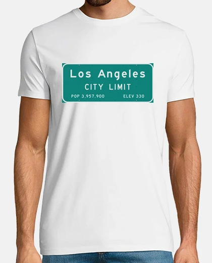 Tee-shirt Los Angeles City Limit