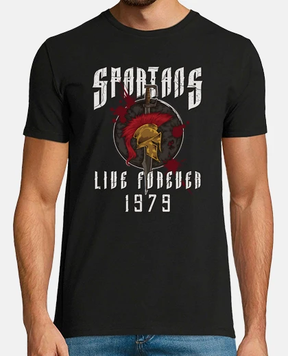 Camiseta los espartanos viven para siempre 1979 