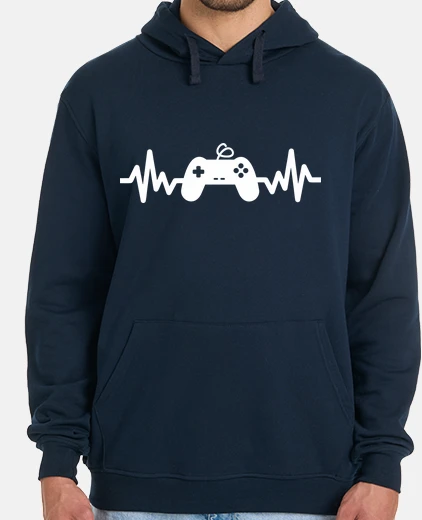 Sudadera los juegos son la vida geek jugador con