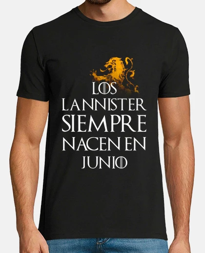 T-shirt los lannister nel giugno uomo
