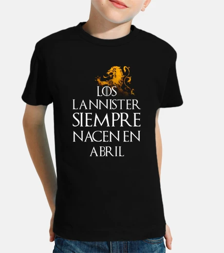 Ropa Los Lannister Siempre en Abril niños