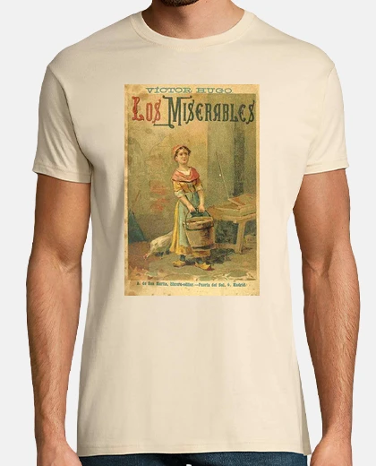 T-shirt los miserabile - victor hugo
