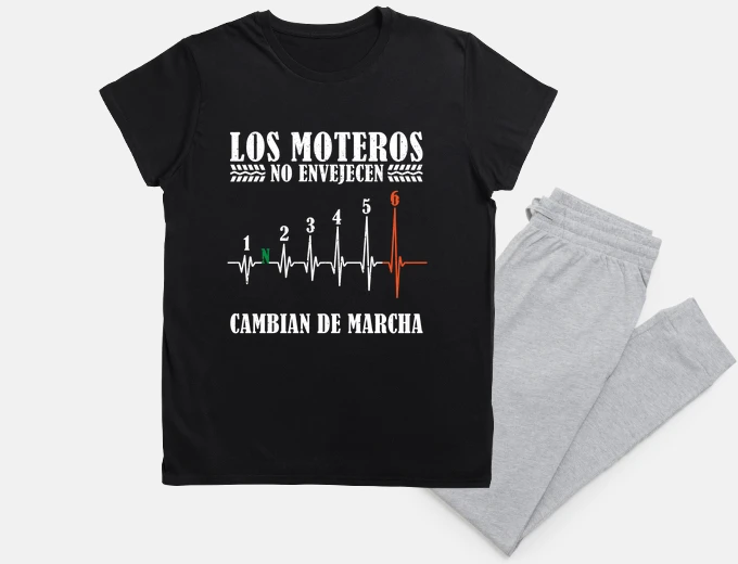 Pijama Los moteros no envejecen cambian de mar