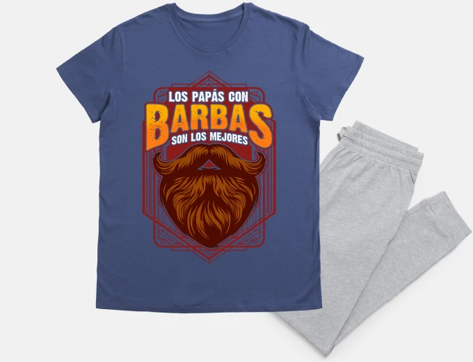 Pijama Los Papás Con Barbas Son Mejores