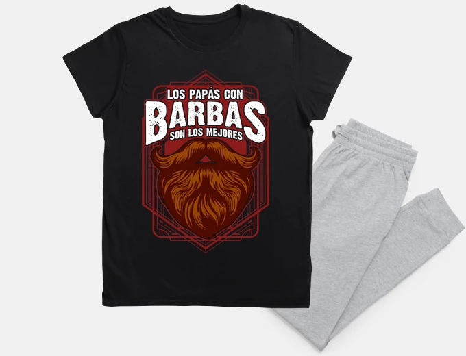 Pijama Los Papás Con Barbas Son Mejores