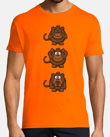 Camiseta Los tres monos sabios