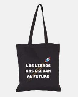 Los libros nos llevan al futuro - tote black