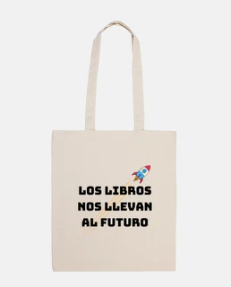Los libros nos llevan al futuro - tote white
