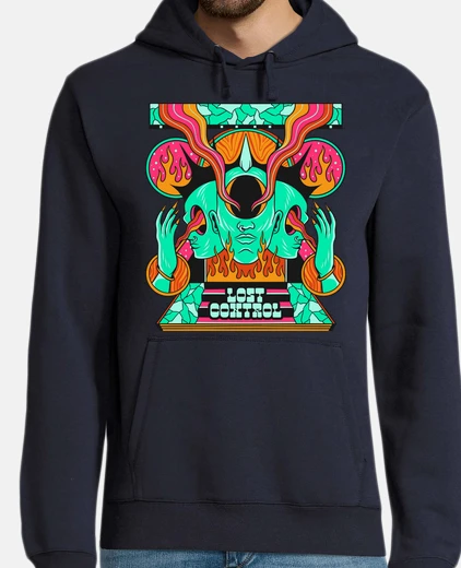 Sudadera lost control flame
