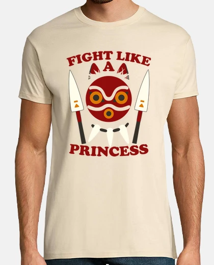 T-shirt lotta come la principessa - mononoke della principessa