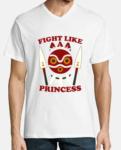 T-shirt lotta come la principessa - mononoke della principessa