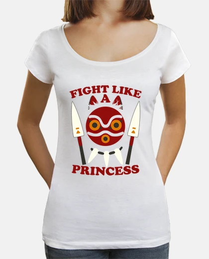 T-shirt lotta come la principessa - mononoke della principessa