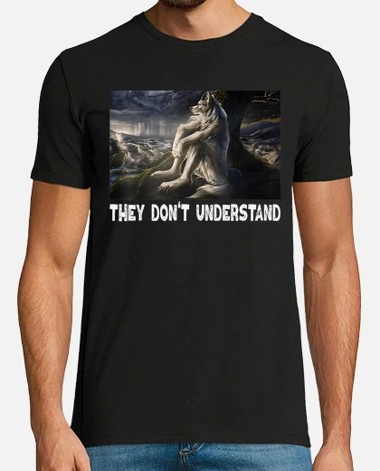 Tee-shirt loup-garou arrachant le mème du loup al tostadora