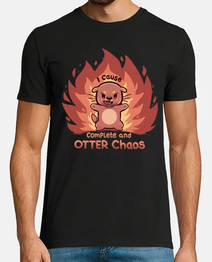 Tee-shirt loutre chaos - chemise homme