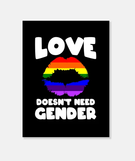 Wall love doesnt need gender gay pride