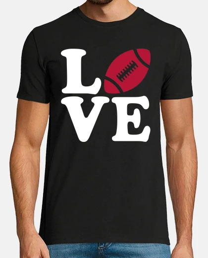 Tee-shirt love football