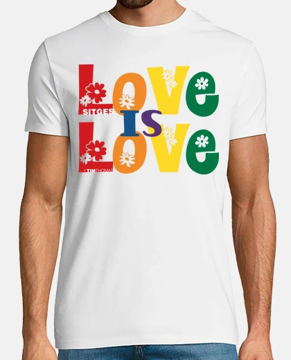 T-shirt love is love 2022 by tim thomas