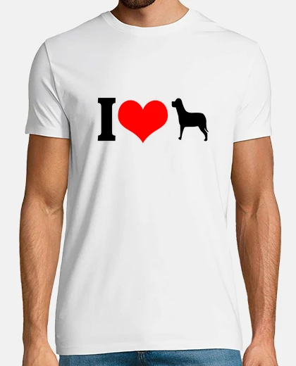 Tee-shirt love les chiens