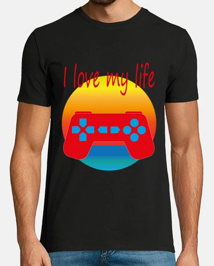 Tee-shirt love ma vie man console