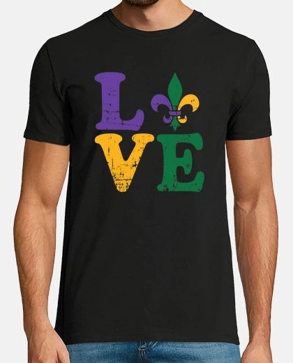Tee-shirt love mardi gras