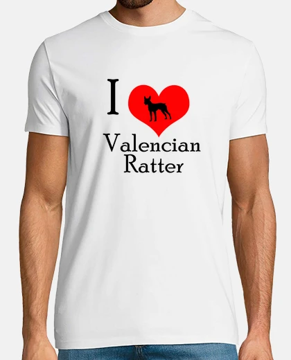 Tee-shirt love ratter valencien