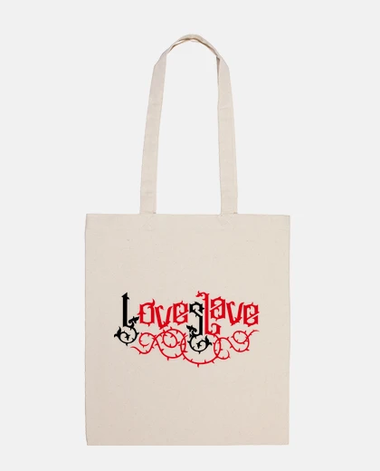 Bolsa Love Slave - Amor Esclavo (negro rojo)