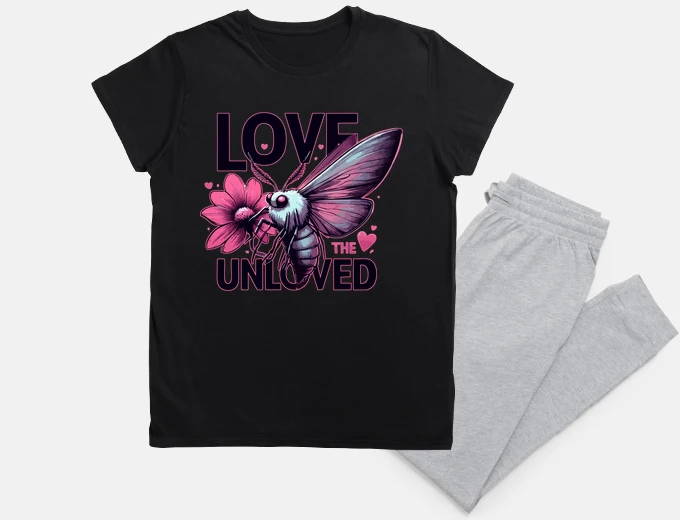 Pajama Love The Unloved Floral Cute Moth