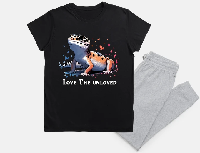 Pajama Love The Unloved leopard gecko Lizard