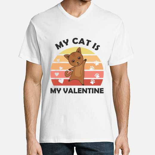 love coeur de chats de la saint-valenti