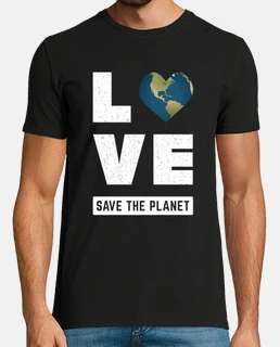 love heart save the planet earth day