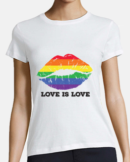 Love is Love Rainbow Lips