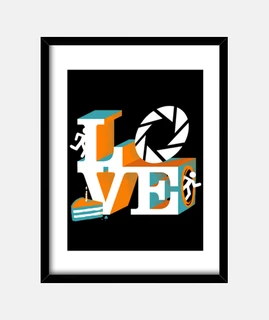 LOVE Portal - Video Game - Geeky Funny