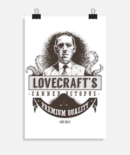 Poster lovecraft can ned poulpe
