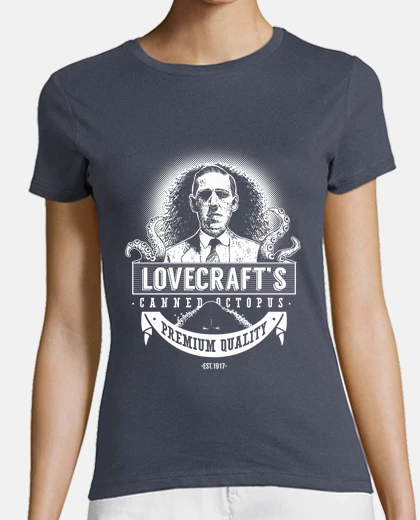 T-shirt lovecrafts canned octopus (light)