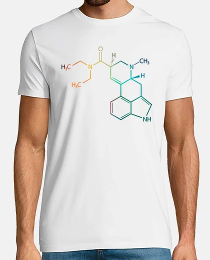 Tee-shirt lsd formule chimique