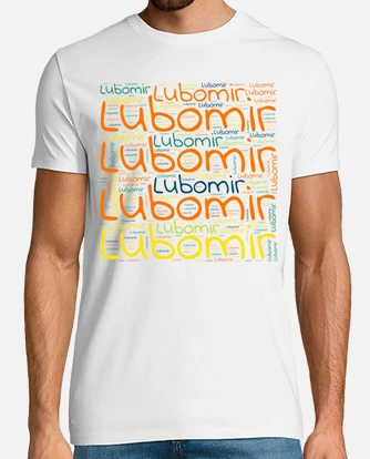 Camiseta lubomir nombres sin fronteras Camiseta lubomir nombres sin fronteras