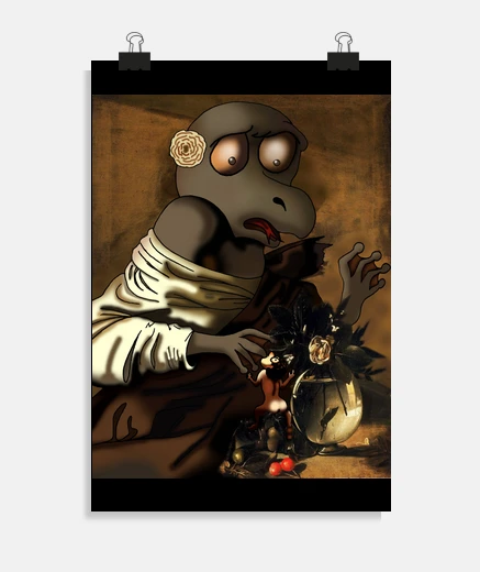Poster lucertola morsa per bambino