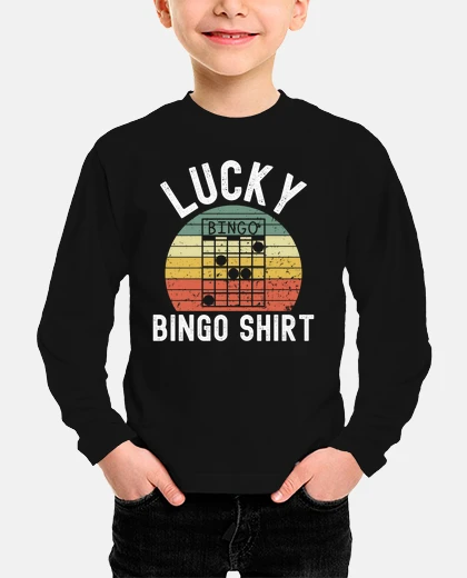 Kids Lucky Bingo Retro funny bingo player