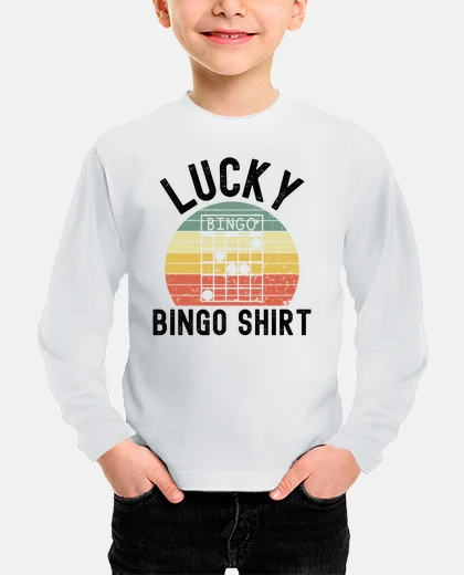 Kids Lucky Bingo Retro funny bingo player