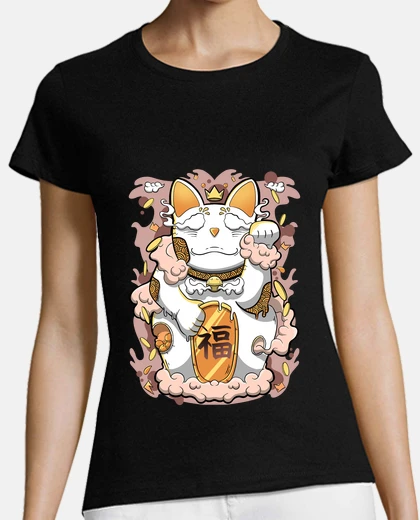 T-shirt lucky cat