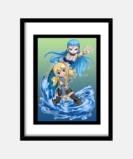 Cadre lucy et aquarium post