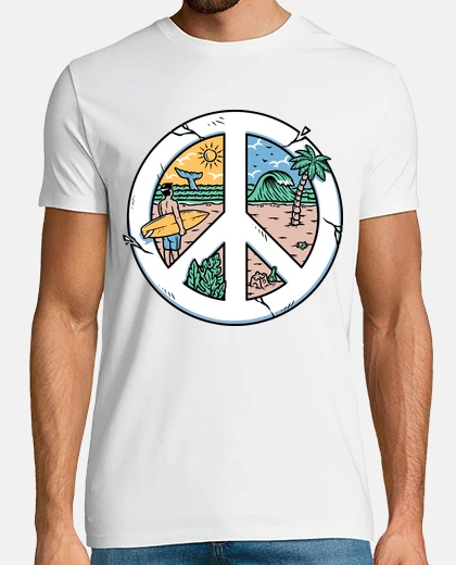 Camiseta lugar para surfear