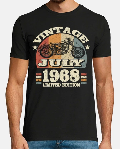 T-shirt luglio 1968 compleanno - 55 anni