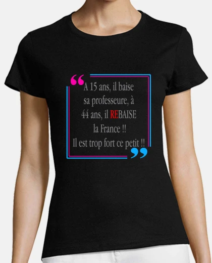 T-shirt lui scopa la Francia