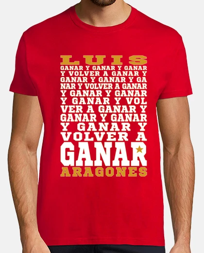 Camiseta Luis Aragonés - Ganar y volver a ganar