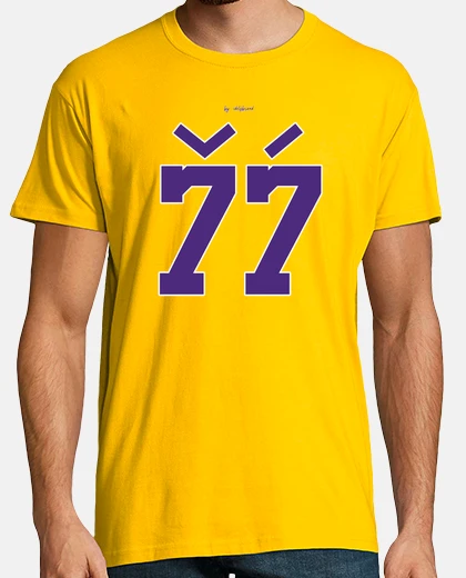 Camiseta Luka Doncic numero purpura