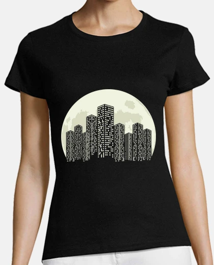 Playera luna de la ciudad