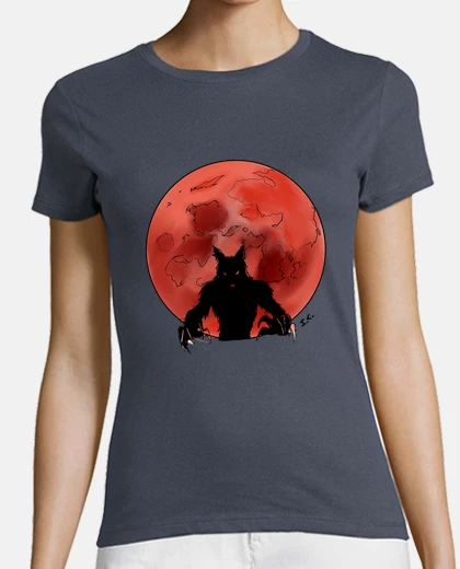 Playera Luna de Sangre - Hombre Lobo